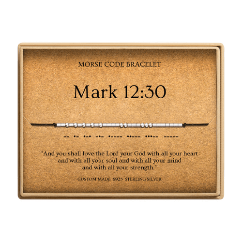 Love - Bible Verse Morse Code Bracelet