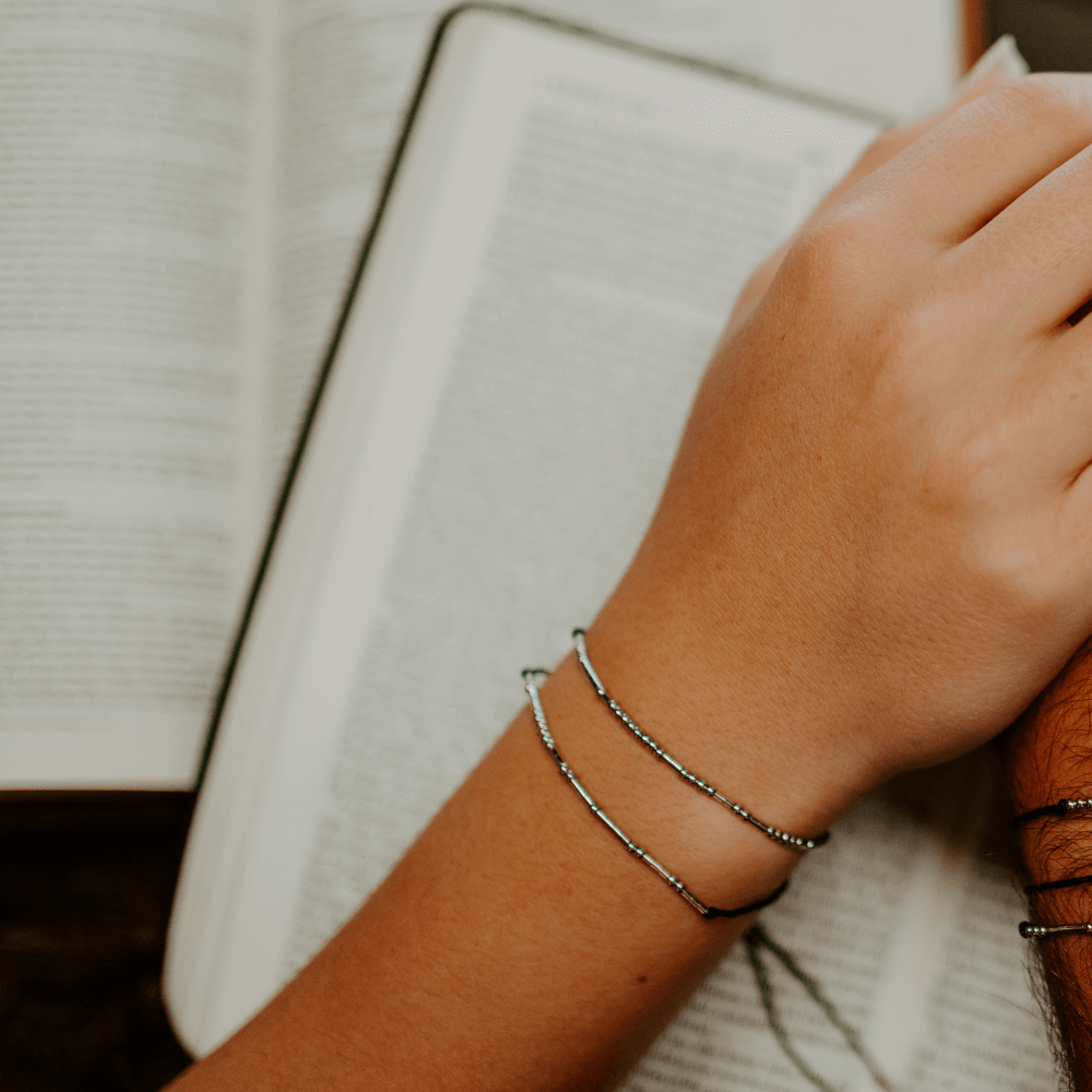 Peace - Bible Verse Morse Code Bracelet